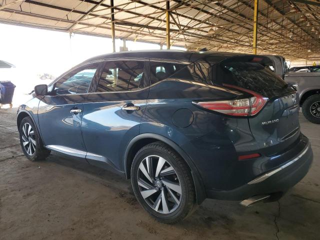 5N1AZ2MG7FN260643 - 2015 NISSAN MURANO S BLUE photo 2