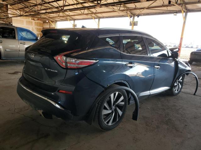 5N1AZ2MG7FN260643 - 2015 NISSAN MURANO S BLUE photo 3