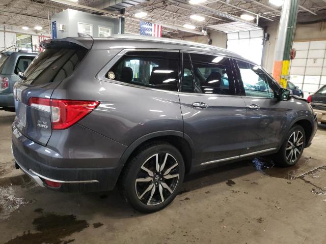 5FNYF6H06KB028852 - 2019 HONDA PILOT ELITE GRAY photo 3