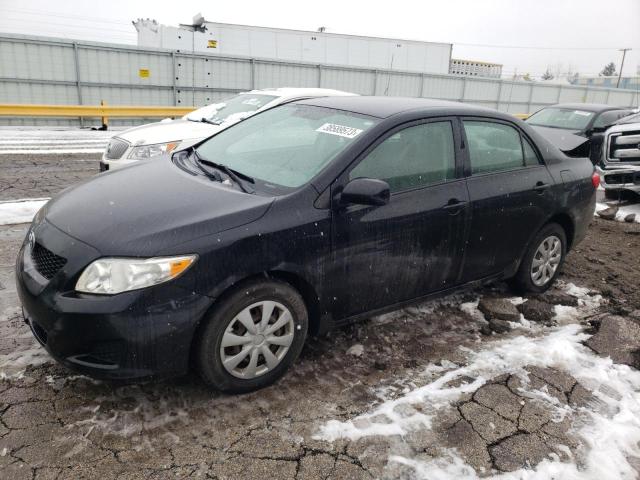 2T1BU40E59C187240 - 2009 TOYOTA COROLLA BASE BLACK photo 1