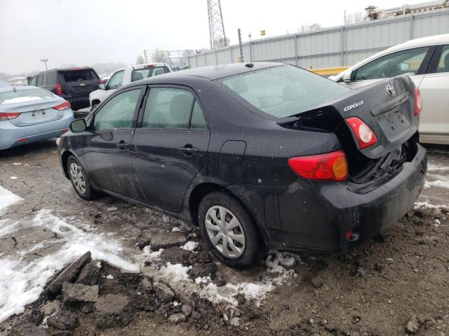 2T1BU40E59C187240 - 2009 TOYOTA COROLLA BASE BLACK photo 2