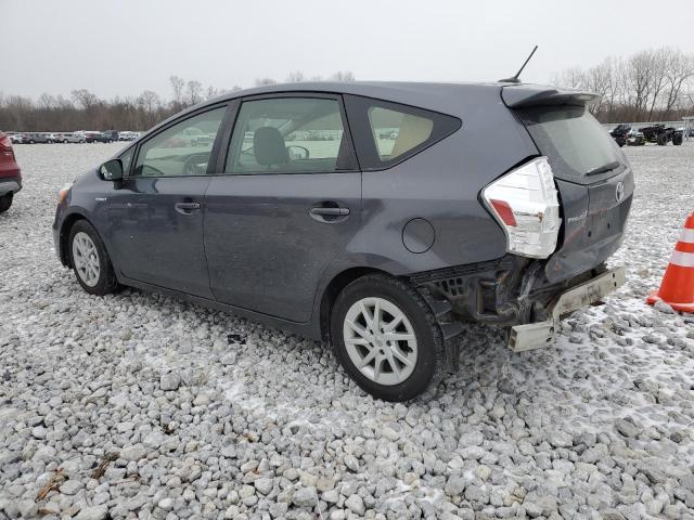 JTDZN3EU3D3191116 - 2013 TOYOTA PRIUS V GRAY photo 2