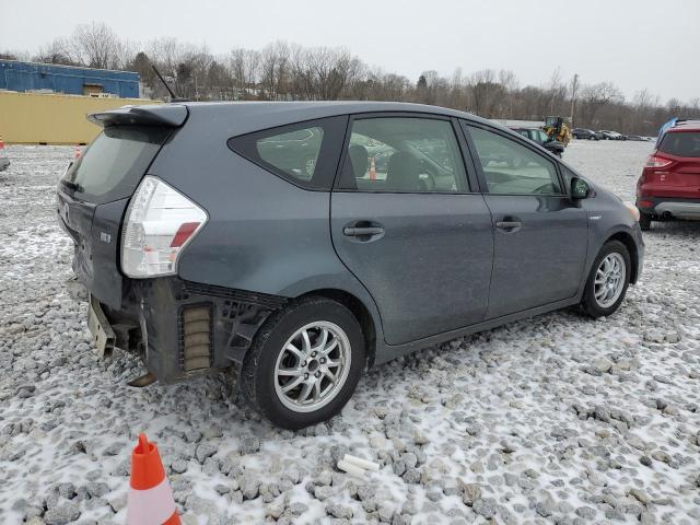 JTDZN3EU3D3191116 - 2013 TOYOTA PRIUS V GRAY photo 3