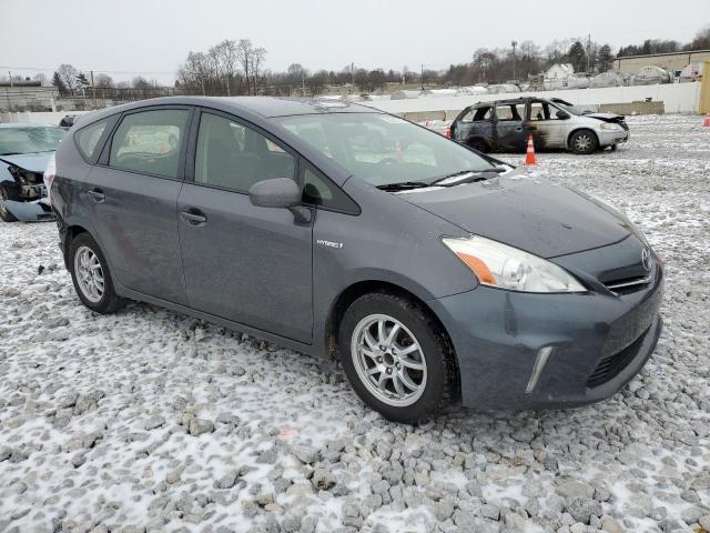 JTDZN3EU3D3191116 - 2013 TOYOTA PRIUS V GRAY photo 4