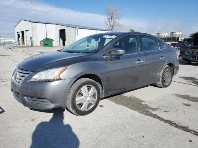 3N1AB7AP1FY320514 - 2015 NISSAN SENTRA S GRAY photo 1