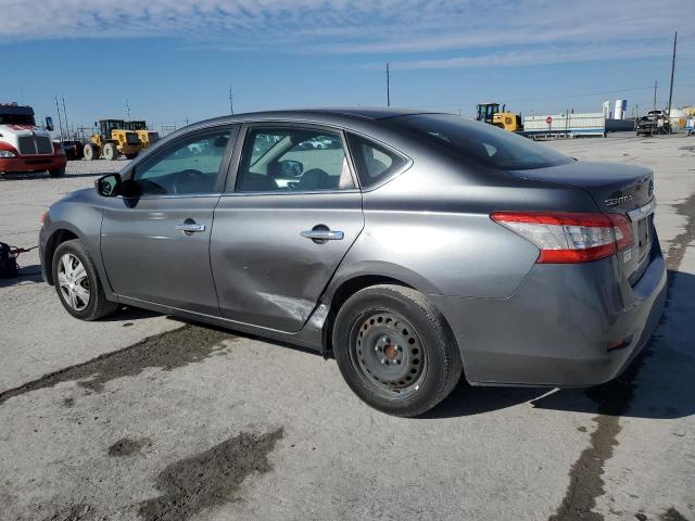 3N1AB7AP1FY320514 - 2015 NISSAN SENTRA S GRAY photo 2