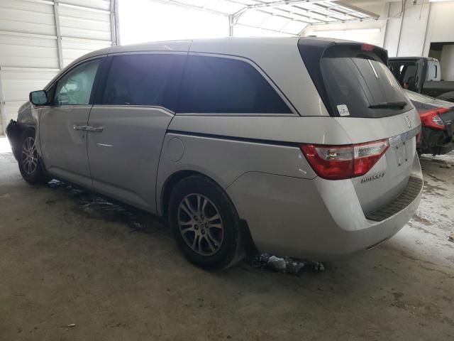 5FNRL5H60BB057825 - 2011 HONDA ODYSSEY EXL SILVER photo 2