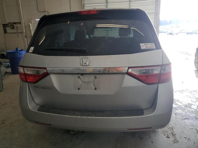 5FNRL5H60BB057825 - 2011 HONDA ODYSSEY EXL SILVER photo 6