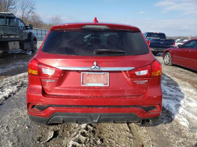 JA4AP3AU9KU021633 - 2019 MITSUBISHI OUTLANDER ES RED photo 6