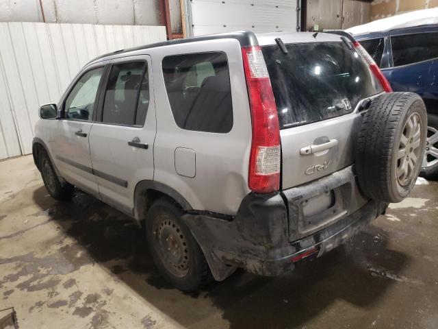 JHLRD78855C022213 - 2005 HONDA CR-V EX SILVER photo 2