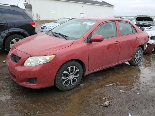 1NXBU4EE6AZ278139 - 2010 TOYOTA COROLLA BASE RED photo 1