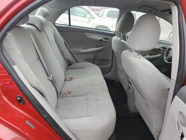 1NXBU4EE6AZ278139 - 2010 TOYOTA COROLLA BASE RED photo 10