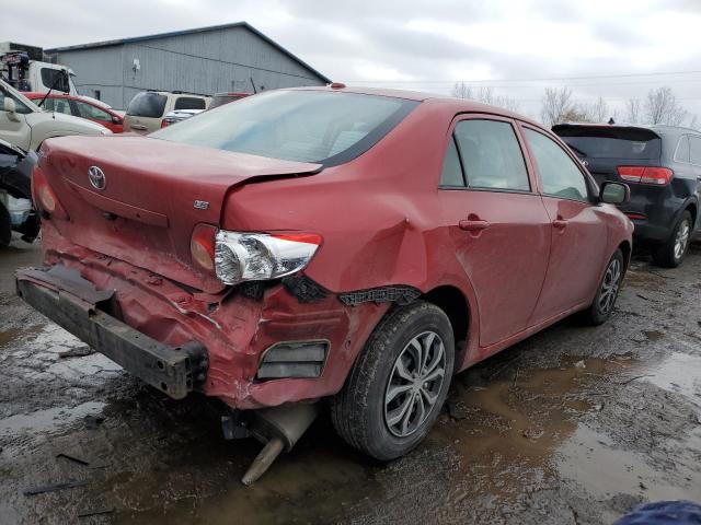 1NXBU4EE6AZ278139 - 2010 TOYOTA COROLLA BASE RED photo 3