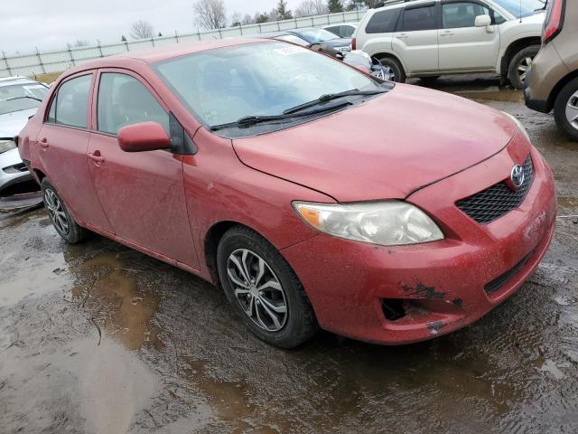1NXBU4EE6AZ278139 - 2010 TOYOTA COROLLA BASE RED photo 4