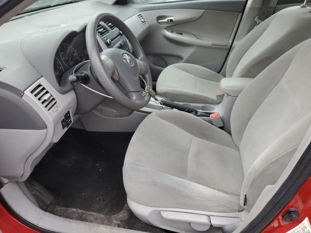 1NXBU4EE6AZ278139 - 2010 TOYOTA COROLLA BASE RED photo 7