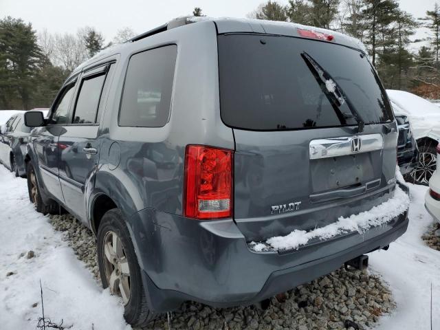 5FNYF4H68AB021926 - 2010 HONDA PILOT EXL GRAY photo 2