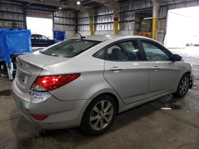 KMHCU4AEXDU427151 - 2013 HYUNDAI ACCENT GLS SILVER photo 3