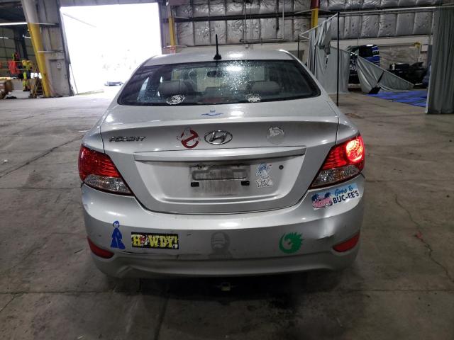 KMHCU4AEXDU427151 - 2013 HYUNDAI ACCENT GLS SILVER photo 6