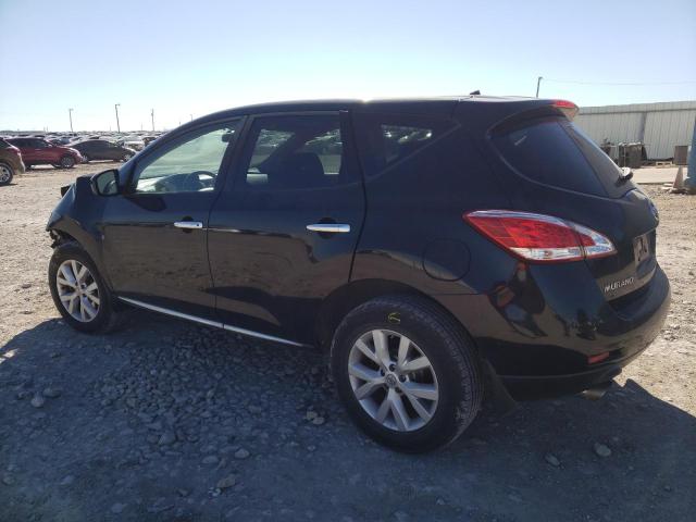 JN8AZ1MU0CW109822 - 2012 NISSAN MURANO S BLACK photo 2