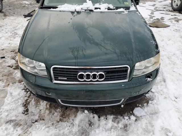 WAULT68E22A273183 - 2002 AUDI A4 3.0 QUATTRO GREEN photo 11