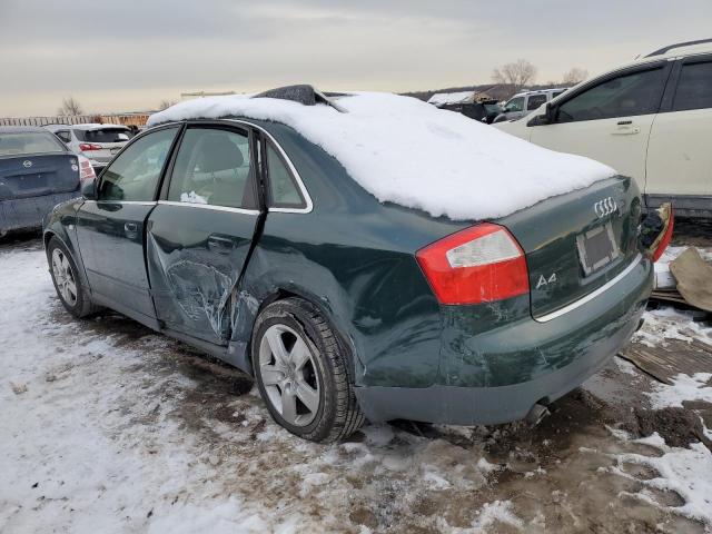 WAULT68E22A273183 - 2002 AUDI A4 3.0 QUATTRO GREEN photo 2