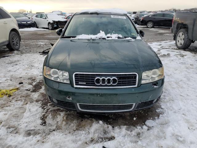 WAULT68E22A273183 - 2002 AUDI A4 3.0 QUATTRO GREEN photo 5