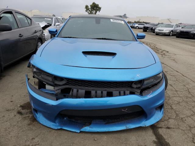 2C3CDXGJ3GH199757 - 2016 DODGE CHARGER R/T SCAT PACK BLUE photo 5