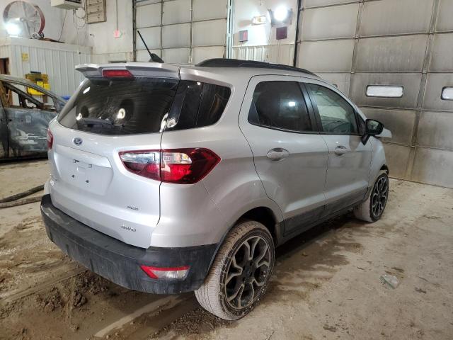 MAJ6S3JLXLC345687 - 2020 FORD ECOSPORT SES SILVER photo 3