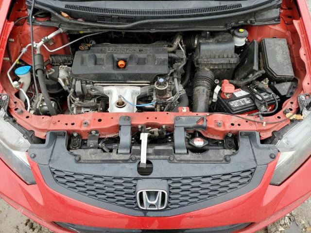 2HGFG3B55CH567368 - 2012 HONDA CIVIC LX RED photo 11