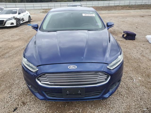 1FA6P0H79E5357362 - 2014 FORD FUSION SE BLUE photo 5