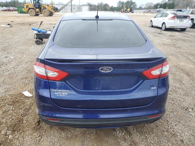 1FA6P0H79E5357362 - 2014 FORD FUSION SE BLUE photo 6