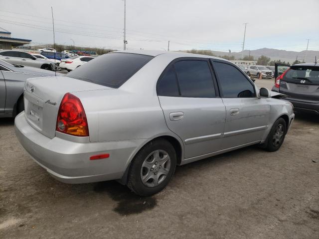 KMHCG45C94U555817 - 2004 HYUNDAI ACCENT GL SILVER photo 3