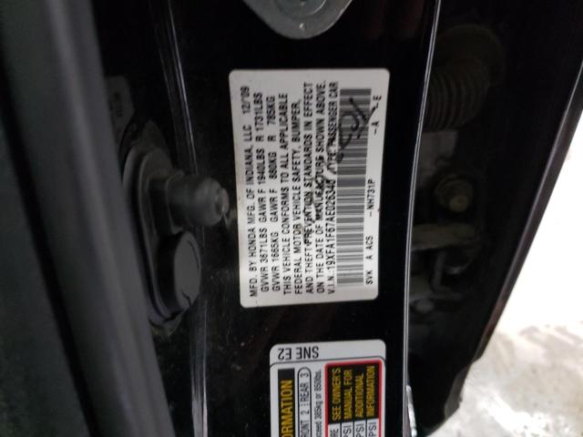 19XFA1F67AE026340 - 2010 HONDA CIVIC LX-S Qara foto 12