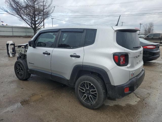 ZACCJBABXJPJ56898 - 2018 JEEP RENEGADE SPORT Արծաթագույն լուսանկար 2
