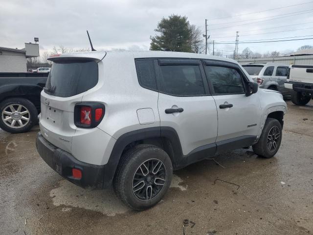 ZACCJBABXJPJ56898 - 2018 JEEP RENEGADE SPORT Արծաթագույն լուսանկար 3