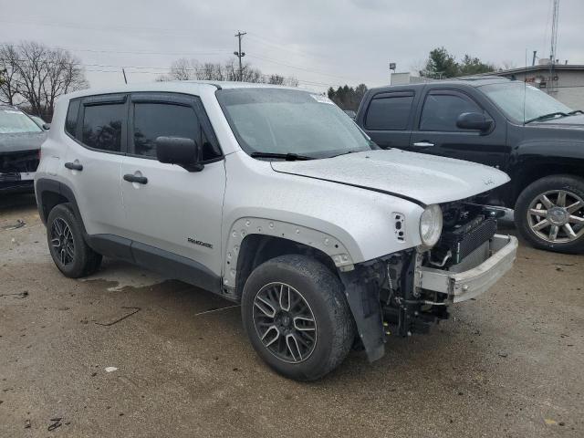 ZACCJBABXJPJ56898 - 2018 JEEP RENEGADE SPORT Արծաթագույն լուսանկար 4