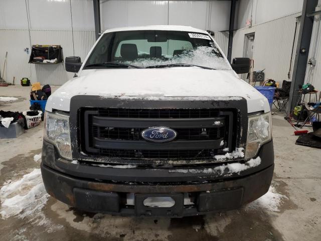 1FTNF1CF1DKD69180 - 2013 FORD F150 WHITE photo 5