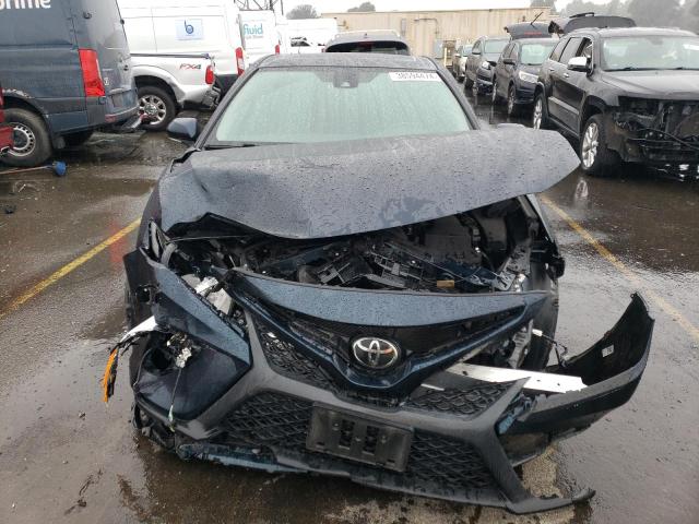 4T1B11HK8KU780354 - 2019 TOYOTA CAMRY L BLUE photo 5