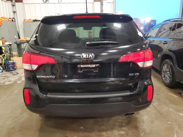 5XYKUDA73FG629075 - 2015 KIA SORENTO EX BLACK photo 6