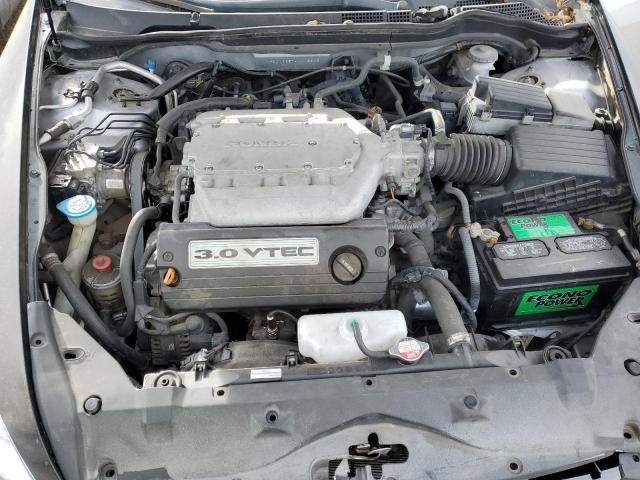 1HGCM66574A013322 - 2004 HONDA ACCORD EX SILVER photo 11