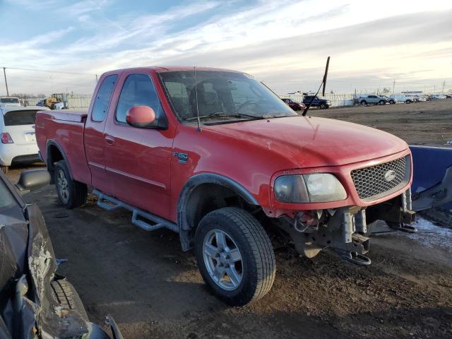 1FTRX18L12NB59347 - 2002 FORD F150 RED photo 4