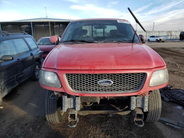 1FTRX18L12NB59347 - 2002 FORD F150 RED photo 5