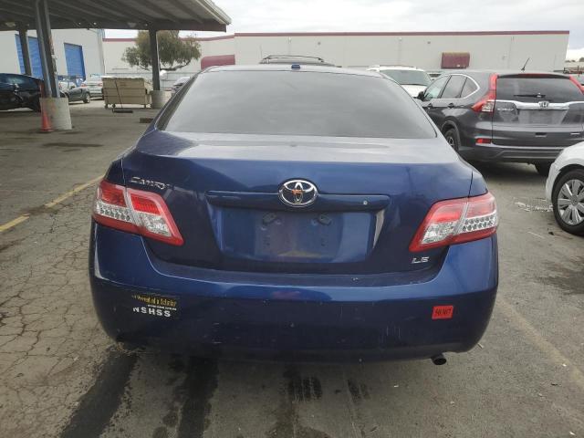 4T1BF3EK3BU636325 - 2011 TOYOTA CAMRY BASE BLUE photo 6