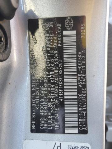 4T1BF1FK5FU958263 - 2015 TOYOTA CAMRY LE SILVER photo 12