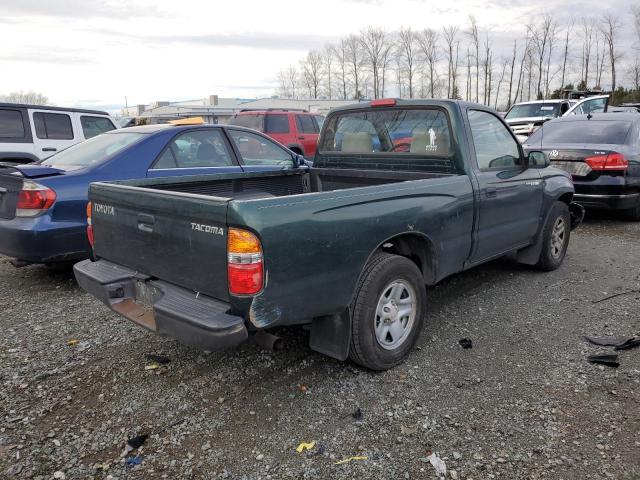 5TENL42NX3Z274226 - 2003 TOYOTA TACOMA GREEN photo 3