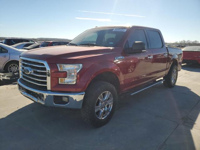 1FTEW1CPXFKE29159 - 2015 FORD F150 SUPERCREW RED photo 1