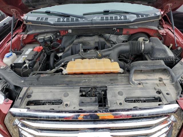 1FTEW1CPXFKE29159 - 2015 FORD F150 SUPERCREW RED photo 11