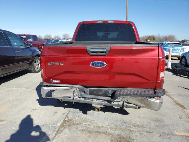 1FTEW1CPXFKE29159 - 2015 FORD F150 SUPERCREW RED photo 6