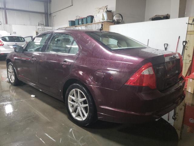 3FAHP0CG7BR232501 - 2011 FORD FUSION SEL BURGUNDY photo 2