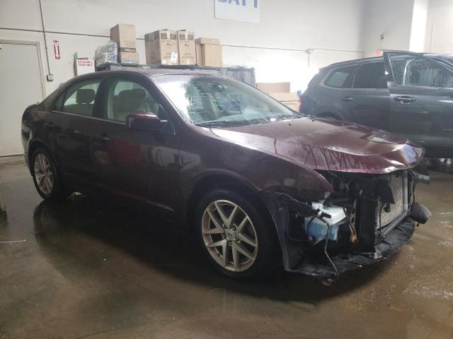 3FAHP0CG7BR232501 - 2011 FORD FUSION SEL BURGUNDY photo 4